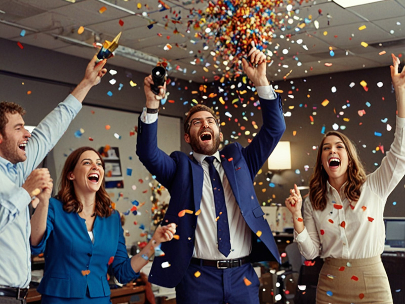 Celebrating a project launch